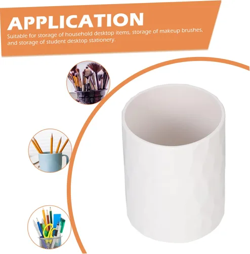Vista 6 de STOBOK Elegante Regla Organizador de Silicona Portalápices Soporte de Cepillo de Maquillaje Pluma Taza para Escritorio Pluma de Gran Capacidad