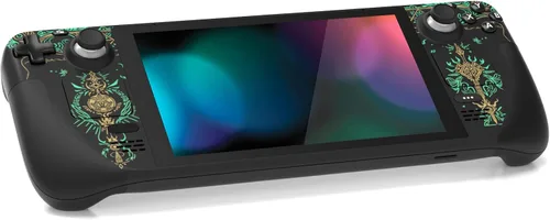 Vista 4 de PlayVital Juego completo de calcomanías protectoras para Steam Deck LCD, pegatinas personalizadas Cubierta de vinilo para Steam Deck OLED - Totem of