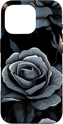 Vista 20 de Black Rose Floral Flower Case for iPhone 16