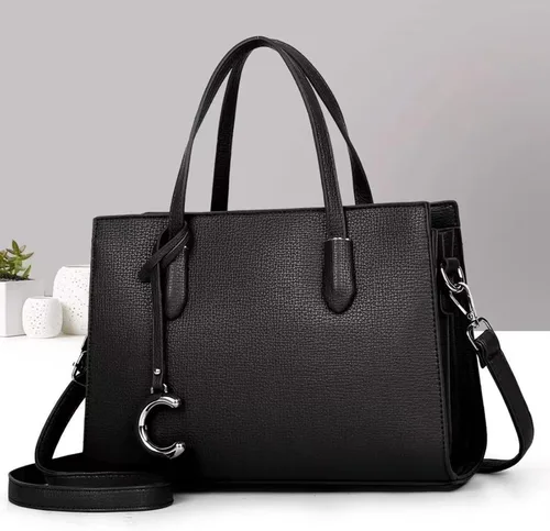 Vista 3 de NICOLE & DORIS Bolsos de mujer elegantes con asa superior para mujer, bolsos de hombro de piel sintética impermeable