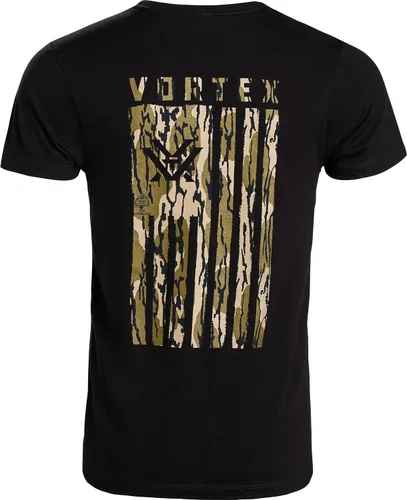 Vista 12 de Vortex Camisetas de manga corta Salute para hombre Negro