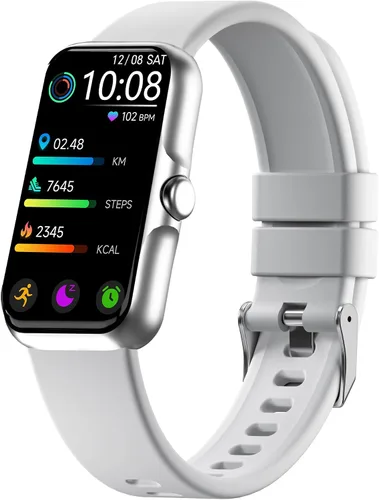 Vista 8 de Reloj inteligente de salud y fitness, reloj inteligente con monitor de frecuencia cardíaca y oxígeno en sangre 24/7, monitor de sueño