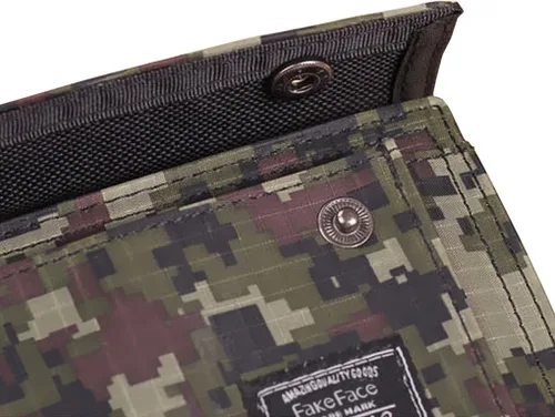 Vista 7 de Monedero corto de camuflaje para hombre y niño, con clip, tarjetero, Camuflaje jungla, Classic