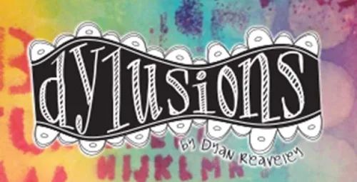 Vista 2 de Dylusions Paints Bundle - Diario de arte con tapa abatible, impermeable, mezclable con varillas de mezcla de PTP (12 tropicales)