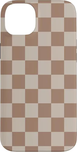 Vista 15 de Bonita funda Classic Dark Brown Checkered Big Checkerboard para iPhone 16