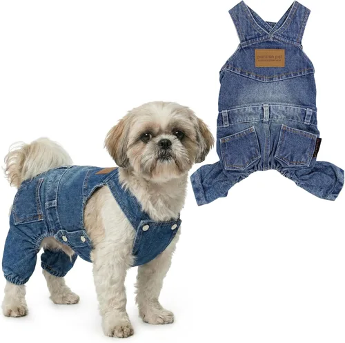 Vista 19 de Parisian Pet Camisa para perro de Amazonia - Ropa de algodón para perros pequeños - Elegante traje tropical para perros - Ropa ligera y suave