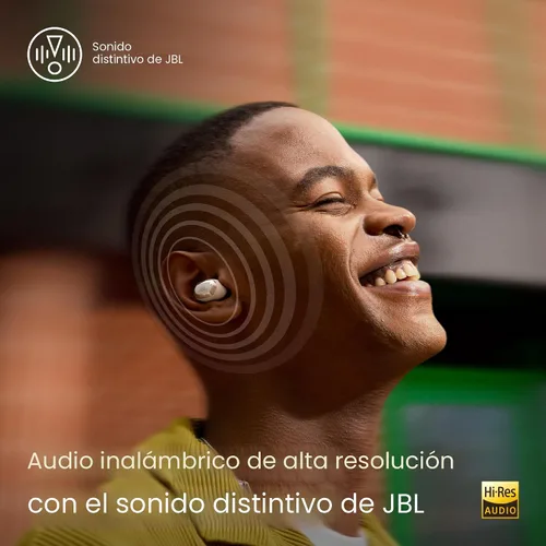 Vista 5 de JBL Live Buds 3 - Auriculares tipo bolígrafo inalámbricos genuinos con cancelación de ruido, 40 horas totales de reproducción, carga inalámbrica, 6