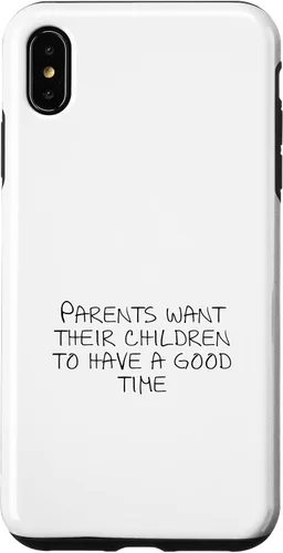 Vista 11 de Parents want their children to have a good time Case for iPhone XR