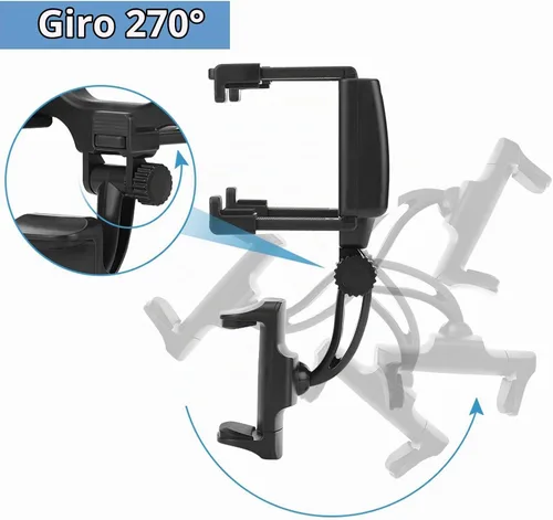 Vista 7 de Clip de agarre universal para espejo retrovisor de coche, soporte universal para teléfono celular para iPhone Samsung HTC GPS Smartphone