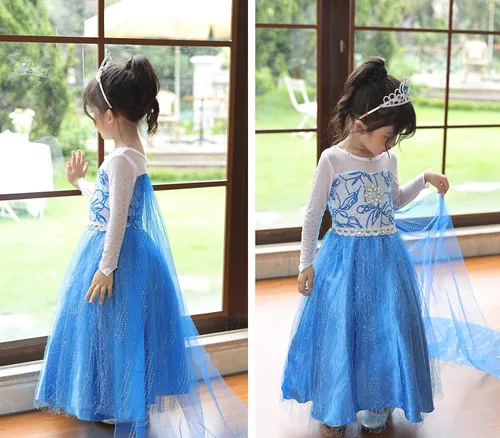 Vista 3 de Benylion Ropa de princesa para niñas pequeñas, disfraz de princesa, disfraces de Halloween, trajes de cosplay