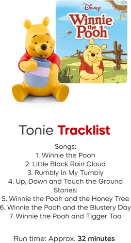 Vista 8 de Toniebox 2 Audio Player Disney Bundle for Kids 3+ with Lightning McQueen, Simba, Winnie The Pooh, and Baloo - Sky Blue Azul cielo