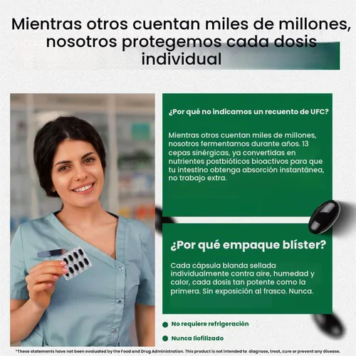 Vista 4 de Dr. Ohhira's Probiotics, fórmula original, 60 cápsulas con paquete de viaje de 10 cápsulas, 13 cepas probióticas con prebióticos y postbióticos