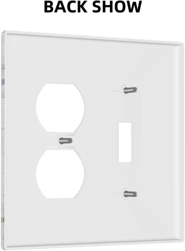 Vista 4 de Cubierta Decorativa para Interruptor de Luz Anclajes Tablón Faros Aves Marinas 2 Gang Cubiertas de Tomacorriente 1 Toggle 1 Dúplex Placa de Pared