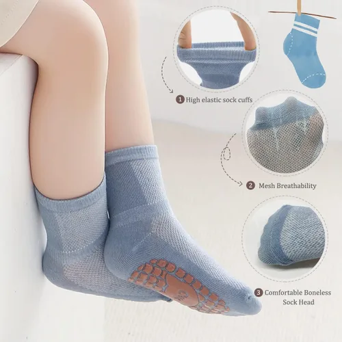 Vista 5 de Nuevos calcetines de malla de verano para bebés, niños y niñas pequeñas, calcetines para recién nacidos, accesorios esenciales para bebés