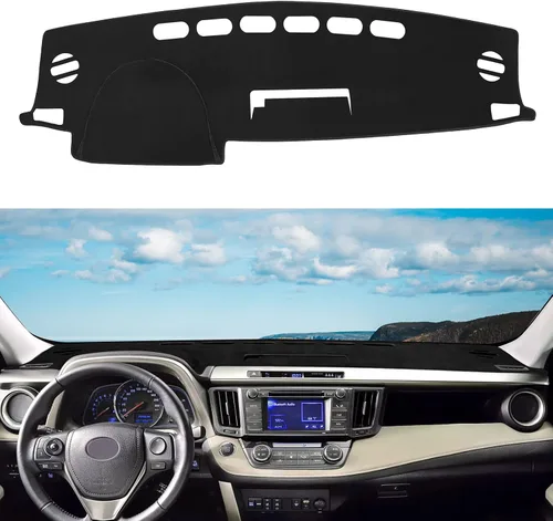 Vista 11 de Tapete de cubierta de salpicadero personalizado para Mazda3 Hatchback, Sedan 2019-2024 2025 2026 (sin HUD), protector antideslizante