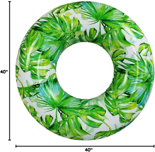 Vista 9 de Flotadores de piscina para adultos, tubo de natación, anillo de natación para adultos, flotador de piscina para adultos con dos asas, anillo