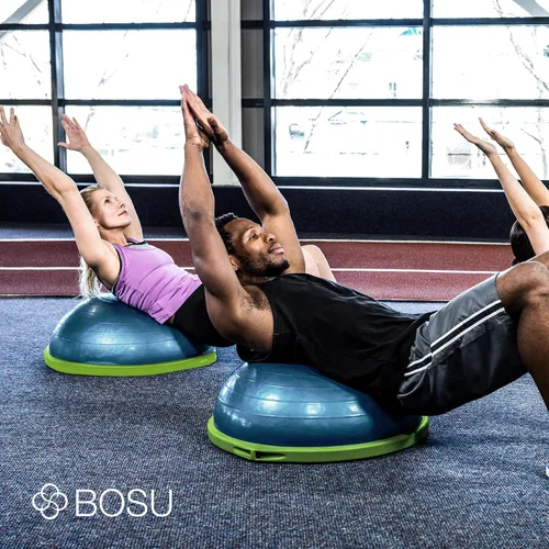 Vista 5 de Bosu - El entrenador de equilibrio original de 26 pulgadas de diámetro, equipo de gimnasio en casa
