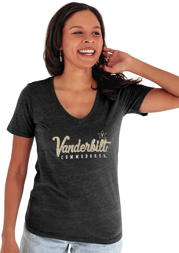Vista 13 de Blue 84 NCAA - Camiseta de triple mezcla con cuello en V para mujer