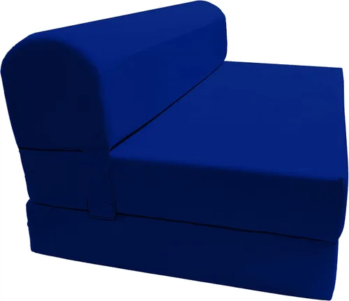 Vista 33 de D&D Futon Furniture. Silla plegable de espuma, sofá de estudio, colchón de espuma plegable para invitados (6 x 24 x 70 pulgadas, negro)
