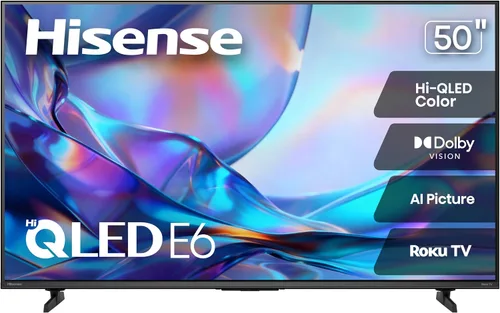 Vista 21 de Hisense Smart Roku TV Class E6SR Series Hi-QLED 4K UHD de 43 pulgadas (43E6SR, modelo 2026) - Dolby Vision, modo de juego Plus, VRR, ALLM, DTS