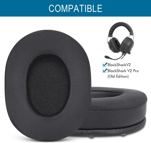 Vista 2 de Almohadillas de gel de enfriamiento para auriculares Razer BlackShark V2/V2