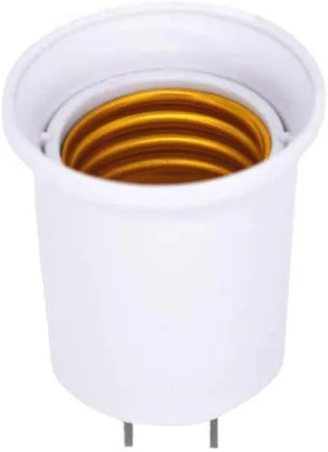Vista 2 de Enchufe de bombilla estándar E26/E27 que convierte la toma de corriente a adaptador de enchufe de lámpara, enchufe de CA a E26 soporte de lámpara