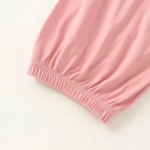 Vista 5 de Camisón de manga larga a rayas para bebé recién nacida