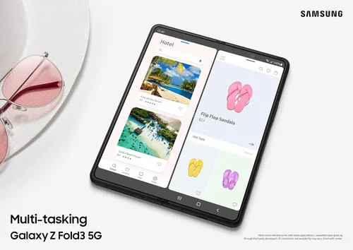 Vista 6 de Samsung Galaxy Z Fold 3 5G, versión de EE. UU., 256GB, Phantom Black - AT&T (renovado)