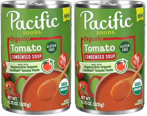 Vista 14 de Sopa de tomate orgánica condensada Pacific Foods, lata de 10.75 oz (paquete de 12)
