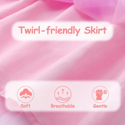 Vista 4 de VASCHY Lindo traje casual de manga larga para niñas de otoño y primavera, talla 3-10T