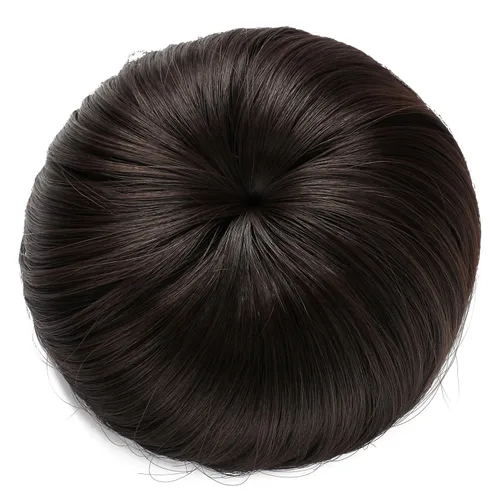 Vista 28 de Onedor Extensión de Cabello Fibra Sintética Chignon Donut Moño Peluca (10)
