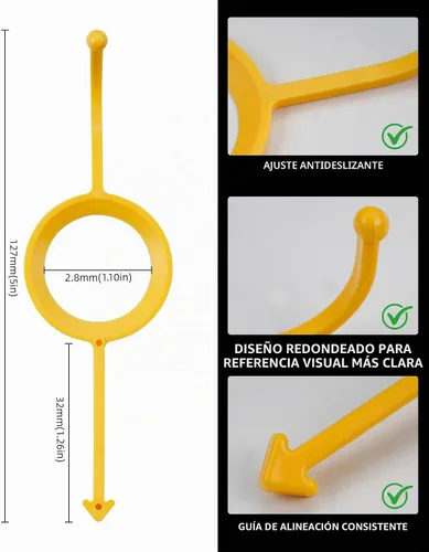 Vista 3 de CRICAL Paquete de 3 entrenadores de billar, ayuda para apuntar a la práctica de precisión y el desarrollo de habilidades, diseñado