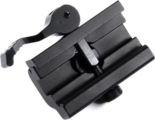 Vista 5 de QD Portafusil con Liberación Rápida, Adaptador de Montura de Bípode con Bloqueo de Cámara para Riel Picatinny Weaver