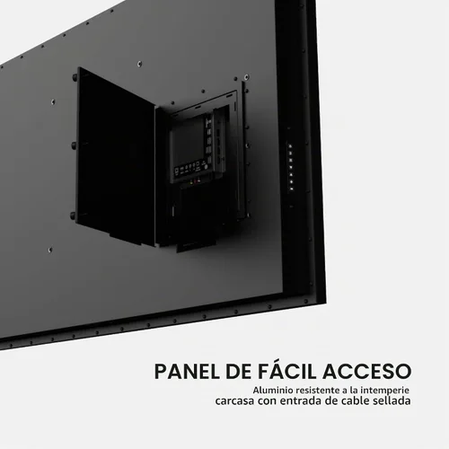 Vista 8 de SONAGI Helios - Televisor de 55 pulgadas para exteriores con sol completo, 4K UHD, 1000 Nit antirreflejos