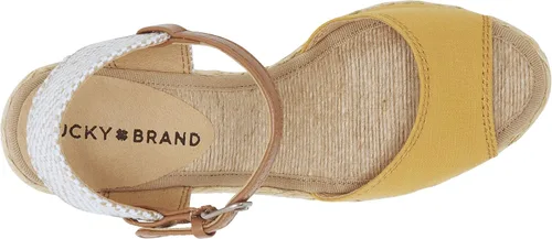 Vista 6 de Lucky Brand Sandalias de cuña Kyndra para mujer