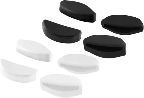 Vista 32 de Mryok Replacement Nose Pieces Nose Pads for Oakley Frogskins Range/Hybrid/HSTN/Top Knot/Frogskins Range XL Sunglass - Options 1 par negro - ajuste