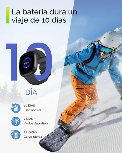 Vista 6 de Relojes inteligentes para hombres y mujeres Fitness: rastreador de fitness con Blutooth Call 24/7, ritmo cardíaco SpO2, monitor de sueño 5ATM
