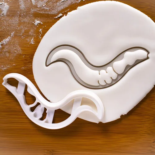 Vista 3 de Juego de 2 cortadores de galletas C. Elegans (Caenorhabditis Elegans), 2 piezas - Bakerlogy