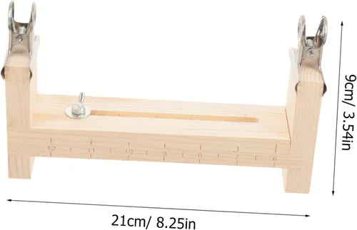 Vista 5 de FUNOMOCYA 1 juego de manualidades de tejer herramienta de fabricación de cuerda de tejer de madera para tejer pulsera pulsera herramienta tejida kit