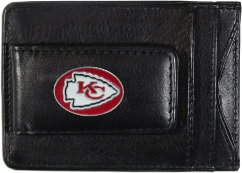 Vista 13 de Portadocumentos clip de piel para dinero NFL