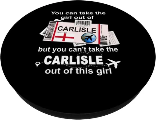 Vista 2 de Tarjeta de embarque Carlisle - Carlisle Girl - Carlisle PopSockets intercambiables PopGrip