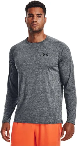 Vista 3 de Under Armour Camiseta de manga larga Tech 2.0 para hombre, Grafito