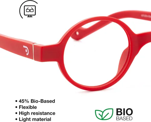Vista 5 de DIDINSKY lentes de lectura para presbicia para lectores anti luz azul para hombre y mujer. Tacto de goma, patillas flexibles y lentes
