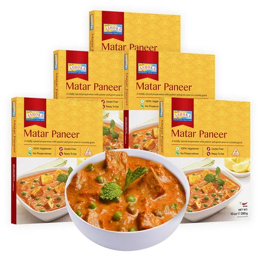 Vista 30 de Ashoka Comidas indias listas para comer desde 1930, 100% vegetariano Dal Makhani, comida india totalmente natural cocinada tradicionalmente, a base