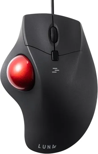 Vista 11 de SANWA Ratón ergonómico inalámbrico 2.4G, ratón óptico Rollerball, botones silenciosos programables, Trackball de 1.575 pulgadas, 600/800/1200/1600