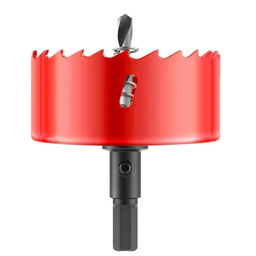 Vista 18 de Taladro de sierra de agujero de 1"/25 mm HSS bimetálica para madera, plástico y aluminio, herramienta de taladro eléctrico para perforar tablas