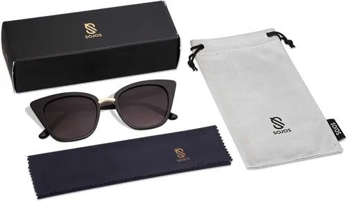 Vista 6 de SOJOS Cat Eye Designer Sunglasses Fashion UV400 Protection Glasses SJ2052