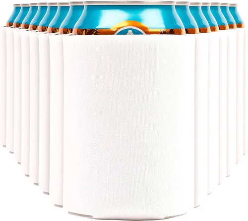 Vista 32 de Fundas enfriadoras de latas de cerveza en blanco (paquete de 14) fundas enfriadoras de latas de cerveza con aislamiento suave - Fundas negras lisas