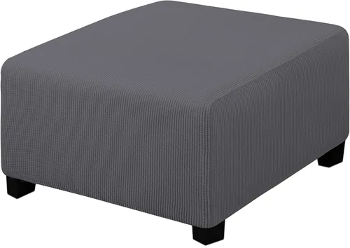 Vista 74 de Easy-Going Funda Elástica para Otomana Taburete de Almacenamiento Plegable Protector de Muebles Funda Rectangular Suave con Parte Inferior Elástica