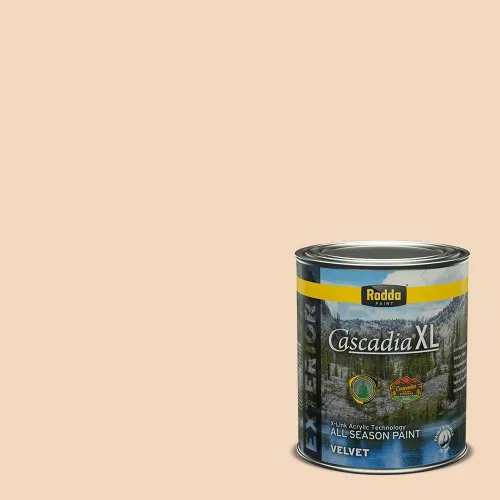 Vista 141 de Rodda Paint CASCADIA XL Pintura e imprimación satinada exterior en uno, cuarto de galón, Cantera